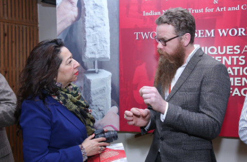 Nick Boyes attended ‘Instruments & Techniques for Conservation of Monuments and Artefacts' in New Delhi.