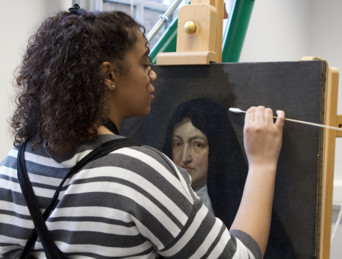 Kendall Francis, Plowden Scholar each academic year of her PGDip in Easel Painting Conservation, Courtauld Institute of Art
