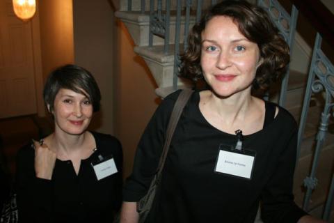 Emma Le Cornu (r) and Louisa Gates