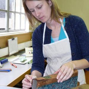 Rachel Sawicki, Book and Paper Conservator, Cambridge University Library.